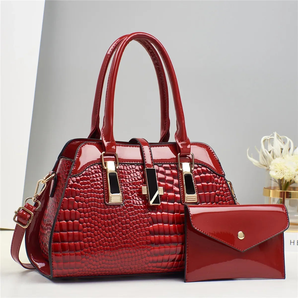 Ensemble sac et portefeuille en cuir - Vian