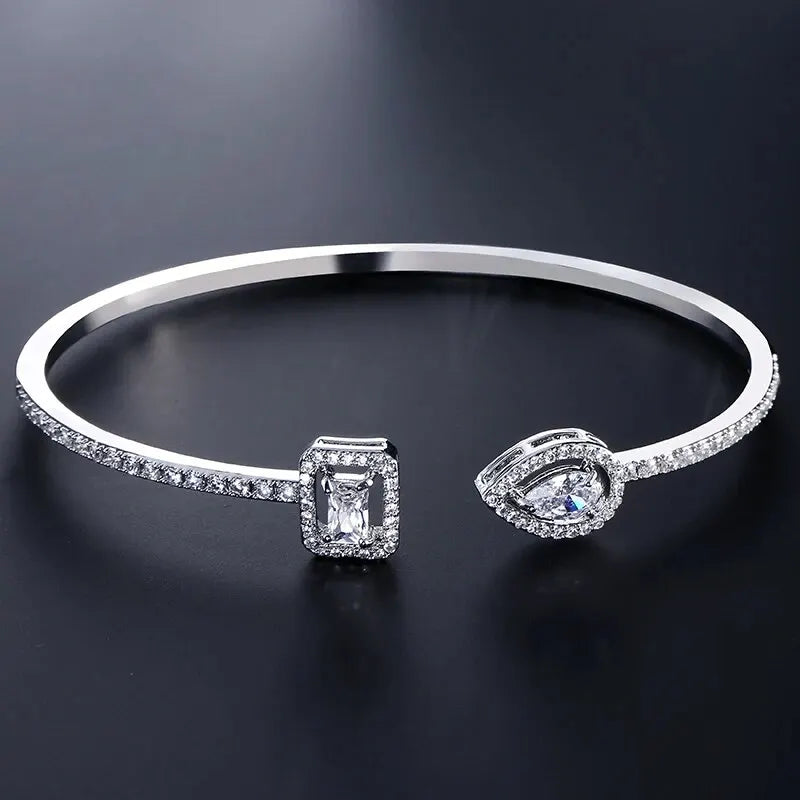 Luce | Bracelet jonc géométrique
