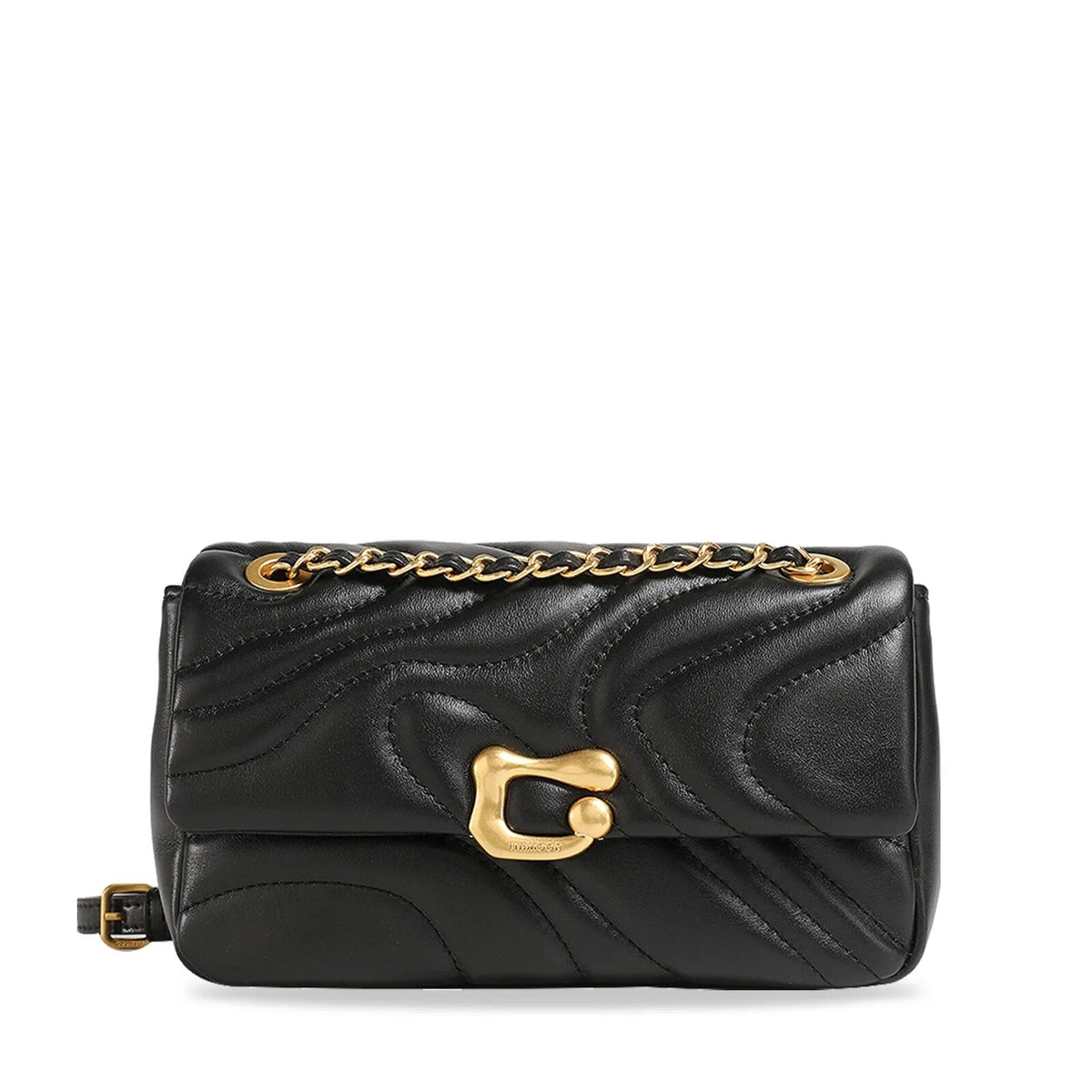 Sac bandoulière moyen en cuir Emma