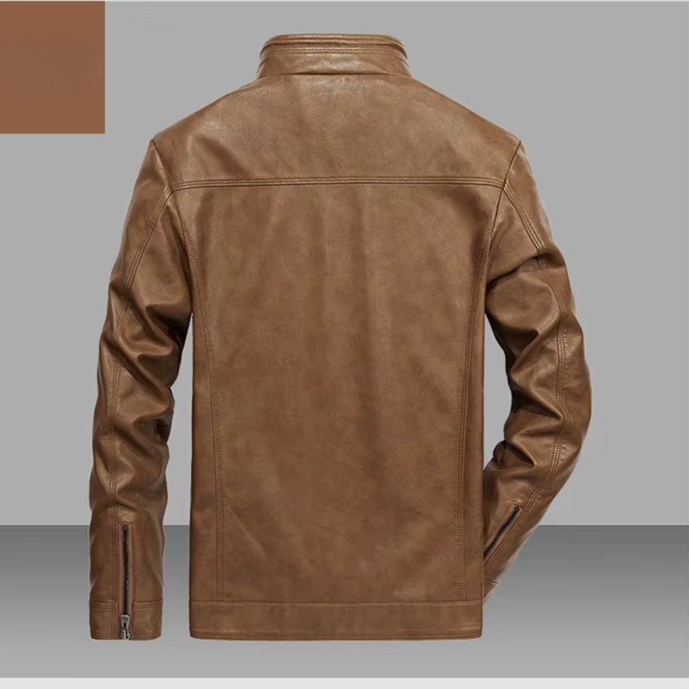 Kevin | Veste en cuir oversize
