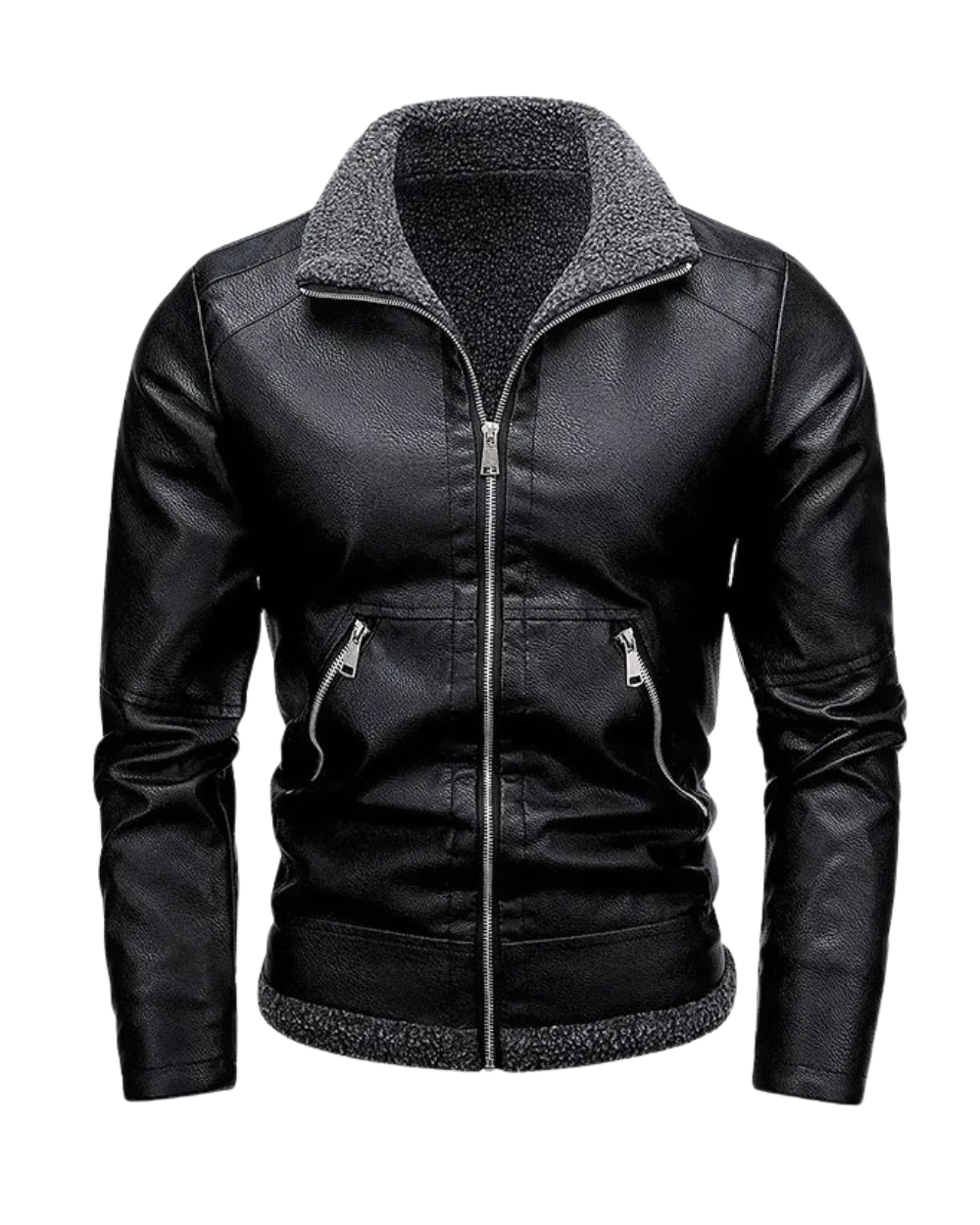 Samuele | Veste en cuir à intérieur chaud