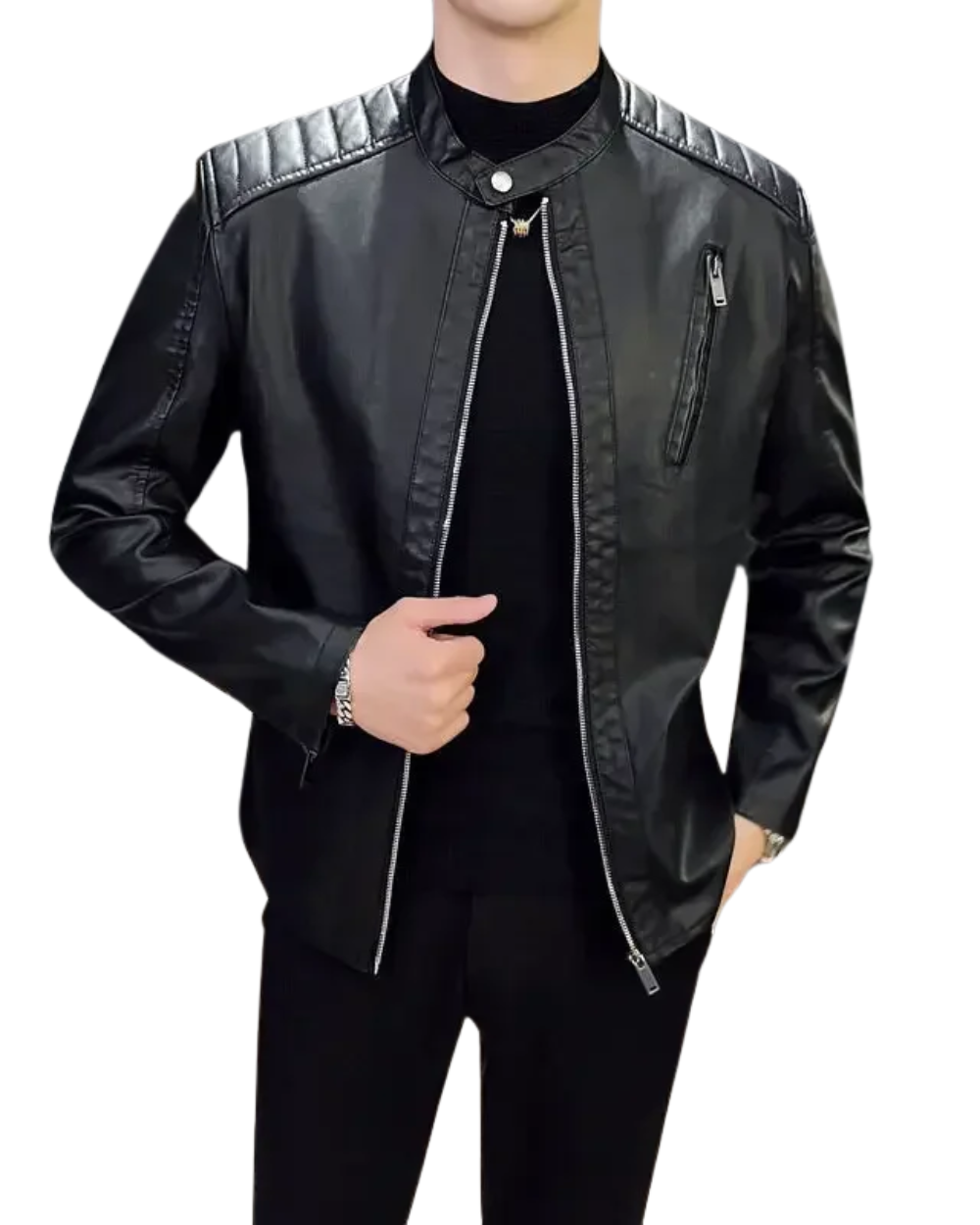 Michele | Veste en cuir raffinée