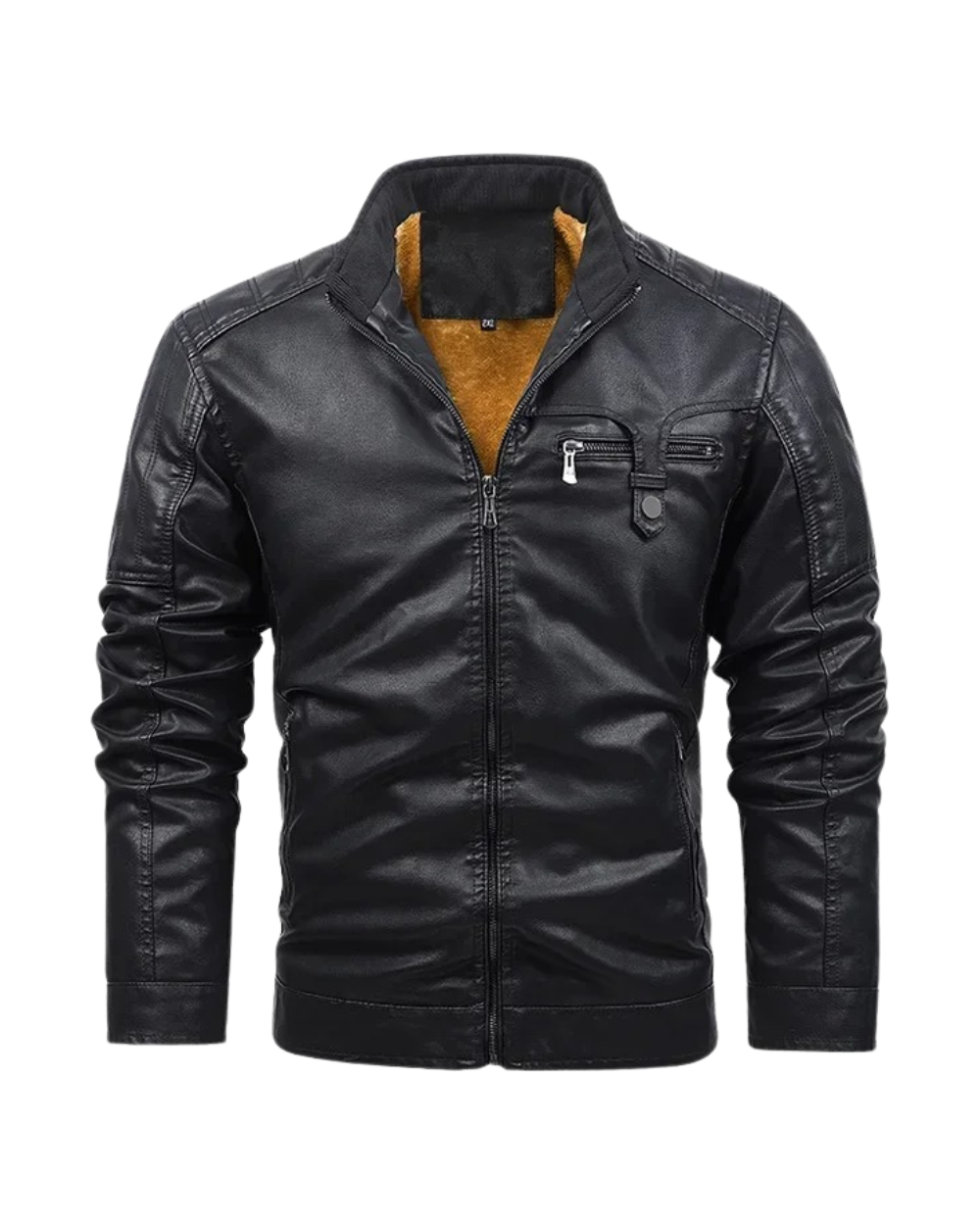 Ivan | Veste en cuir rétro doublée