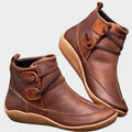 Bottines orthopédiques en cuir premium