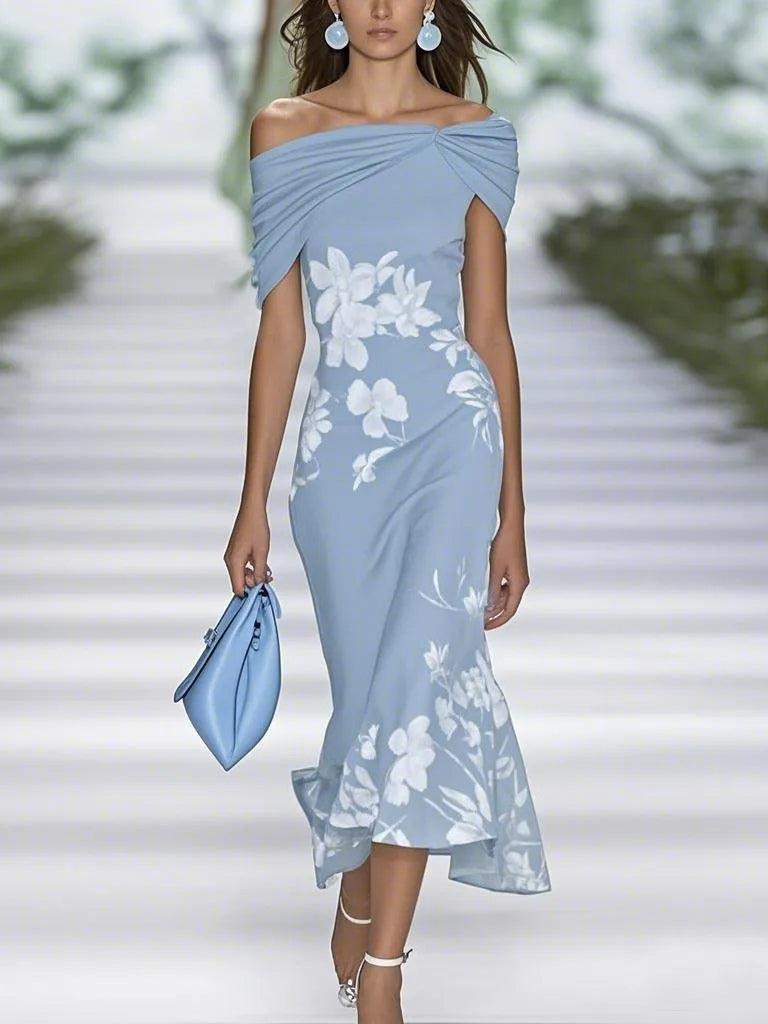 Frederique | Robe élégante à motifs floraux