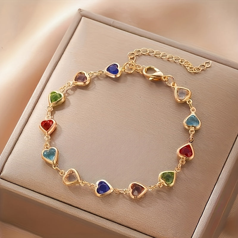 Marilou | Armband mit bunten Herzen