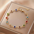 Marilou | Armband mit bunten Herzen