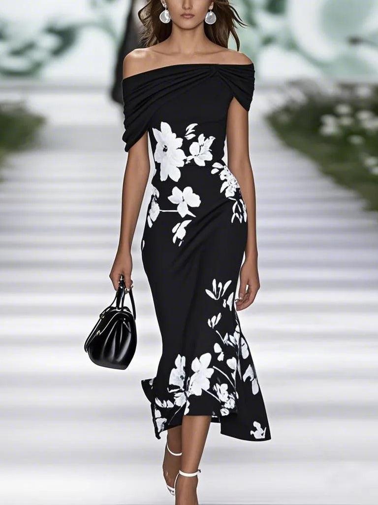 Frederique | Robe élégante à motifs floraux