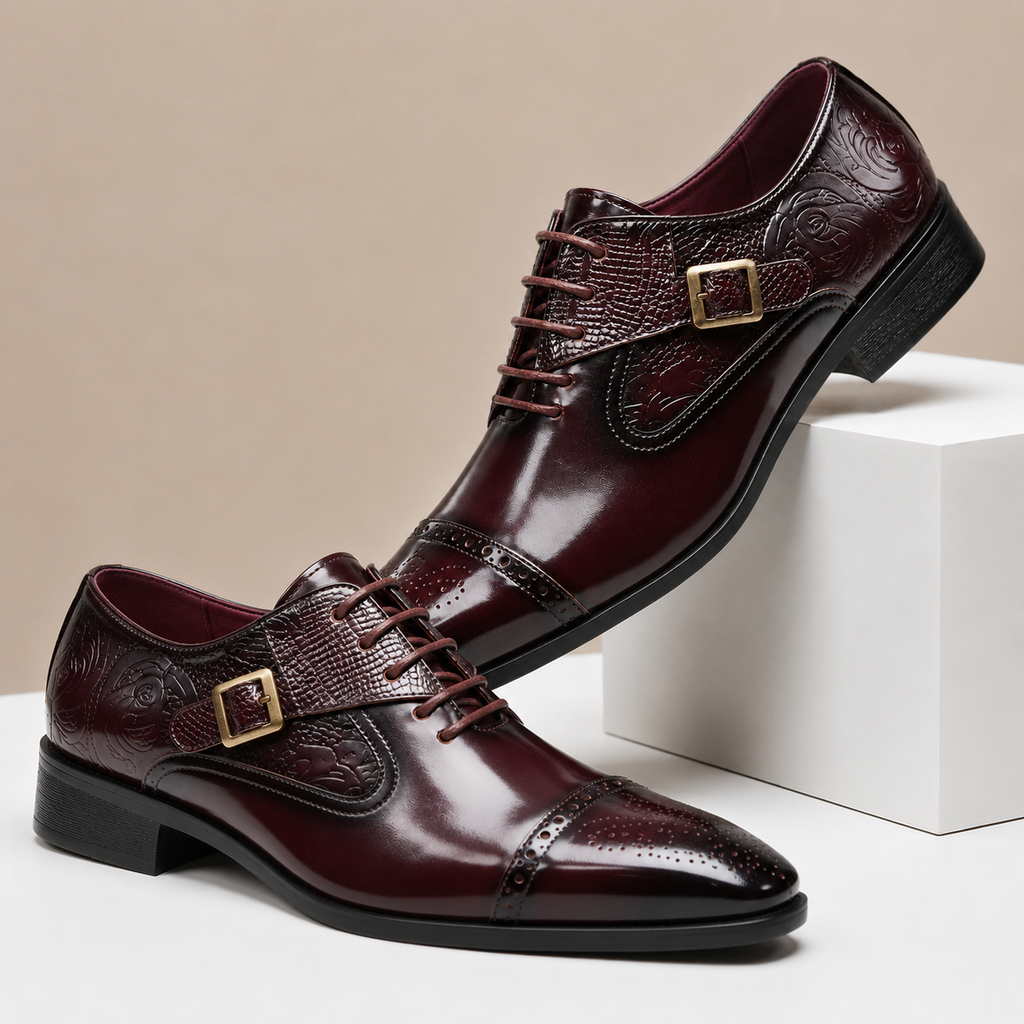 Chaussures Habillées Valerio en Cuir Véritable