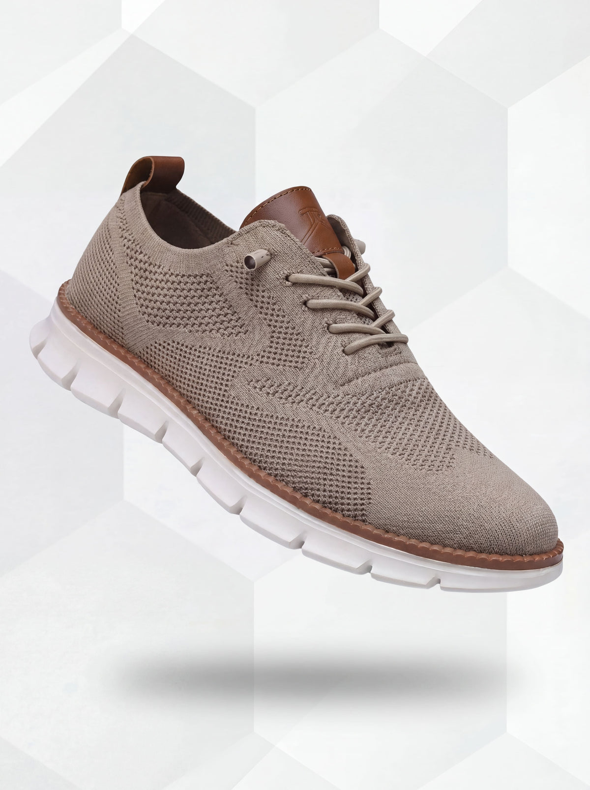 Chaussures respirantes Ultracomfort : kaki-blanc