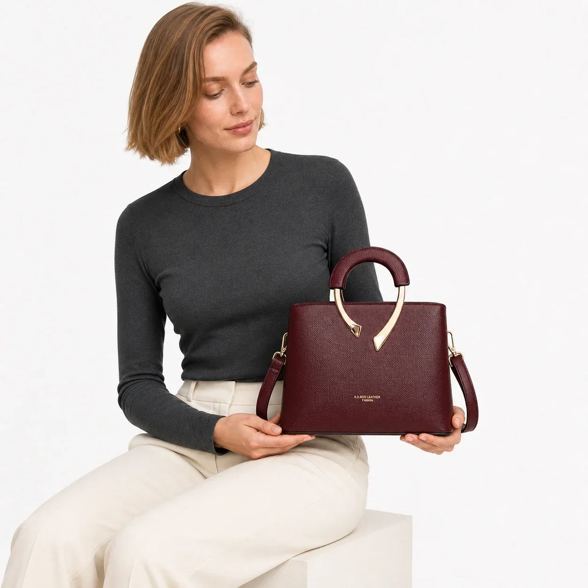Sac bandoulière en cuir - Uiva