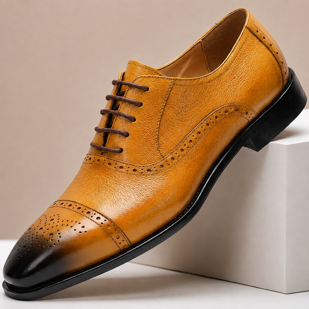 Chaussures Habillées Bravento en Cuir Pleine Fleur