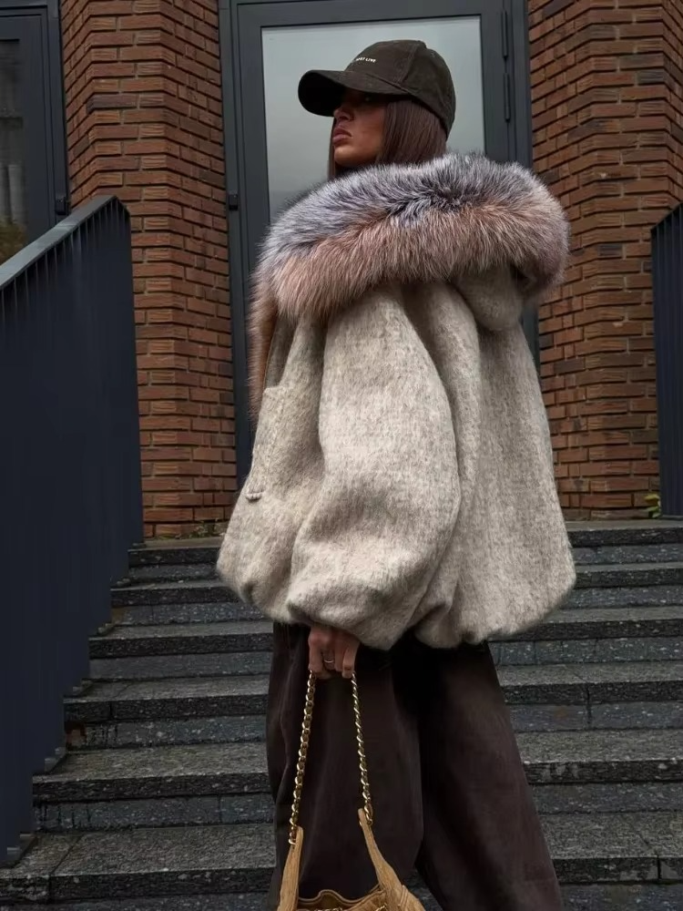 SORENZA™ | VESTE COURTE EN LAINE