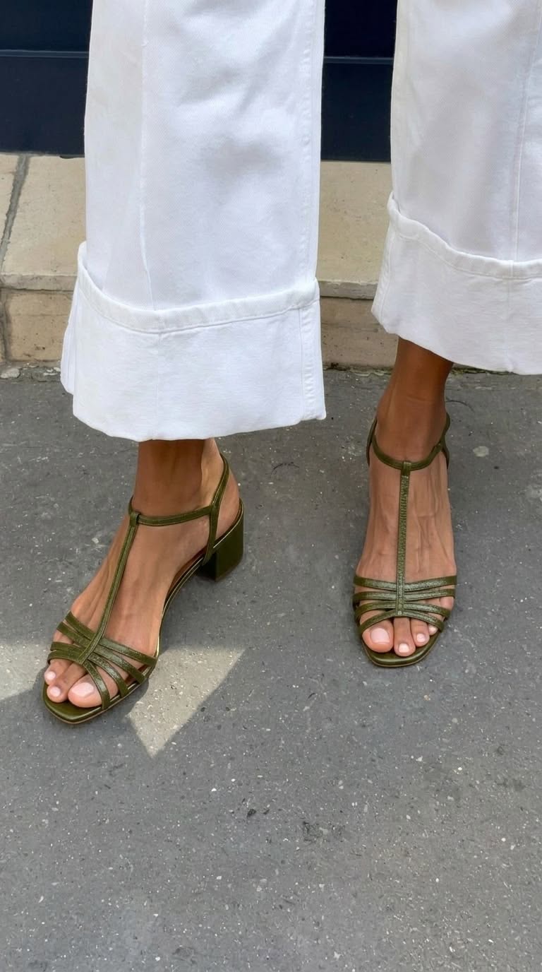 Allegra | Sandales dorées, élégance au quotidien