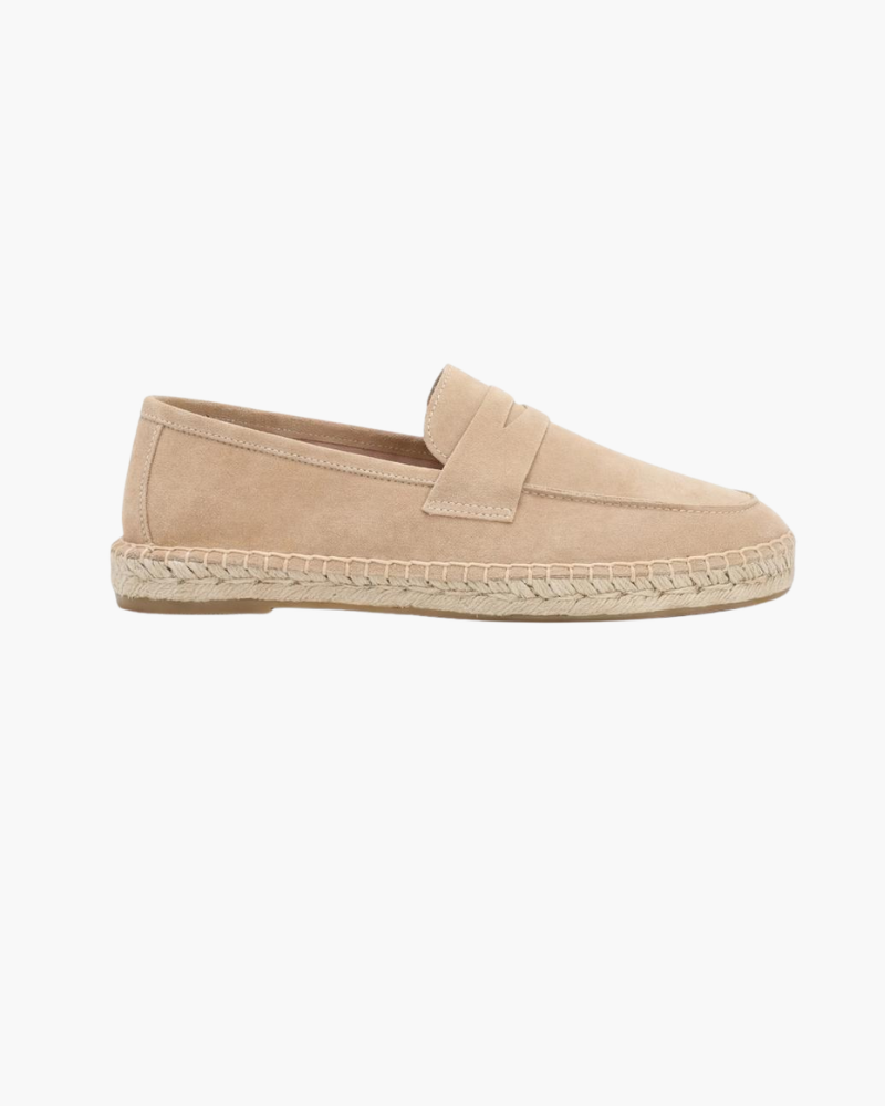 Espadrilles Riviera en Daim – Café