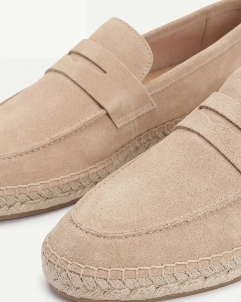 Espadrilles Riviera en Daim – Beige