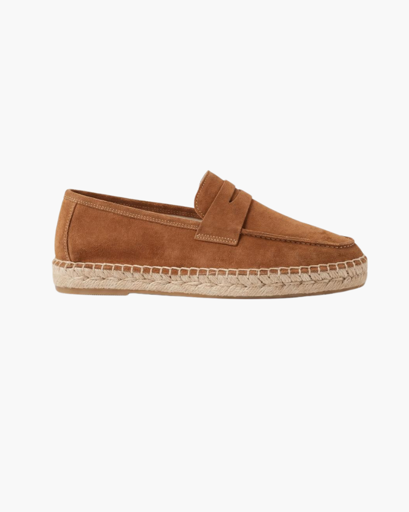 Espadrilles Riviera en Daim – Café
