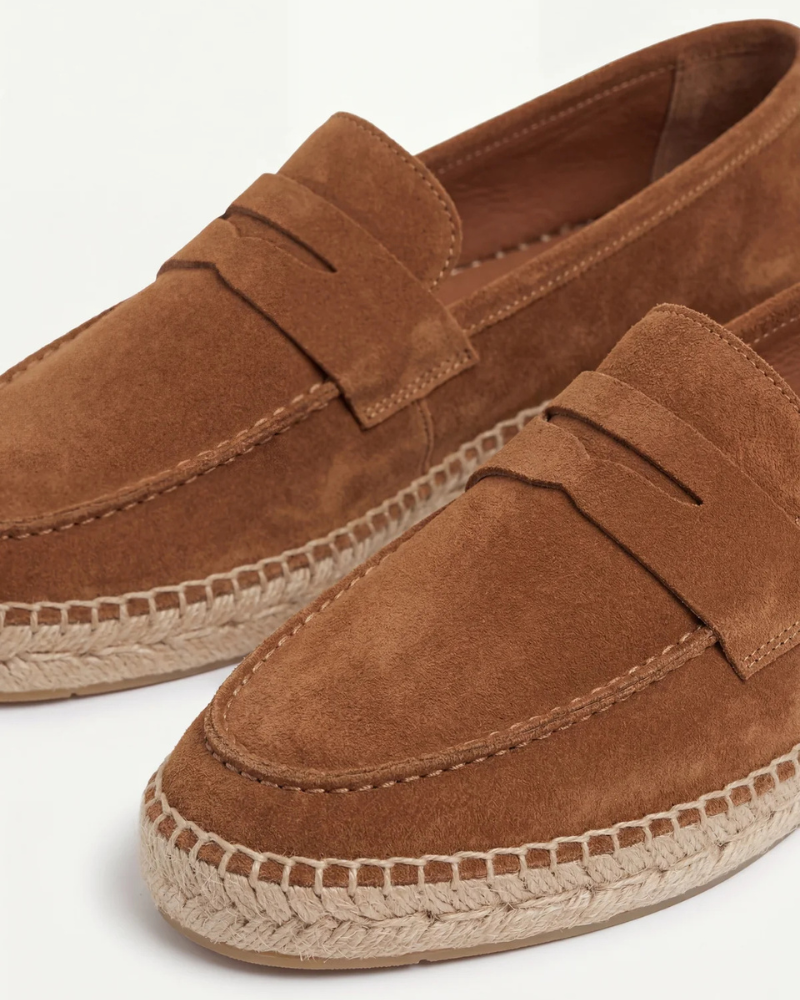 Espadrilles Riviera en Daim – Marron