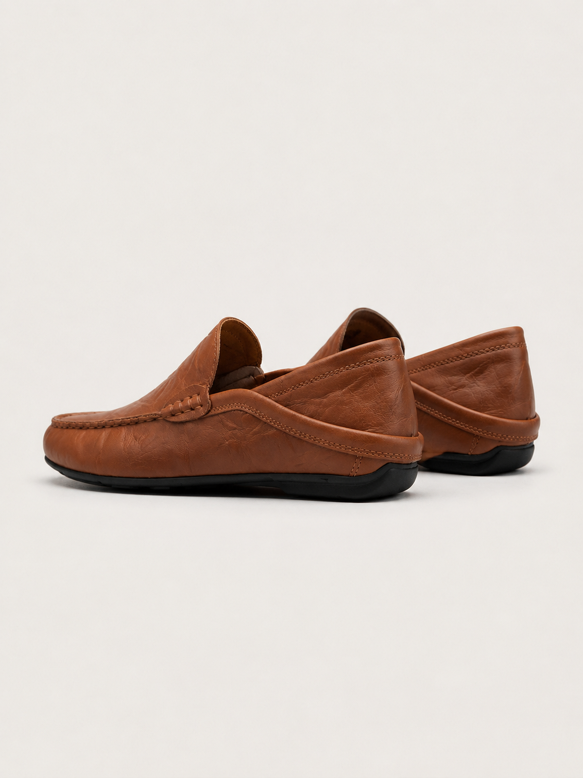 Florence | Mocassins en Cuir – Marron