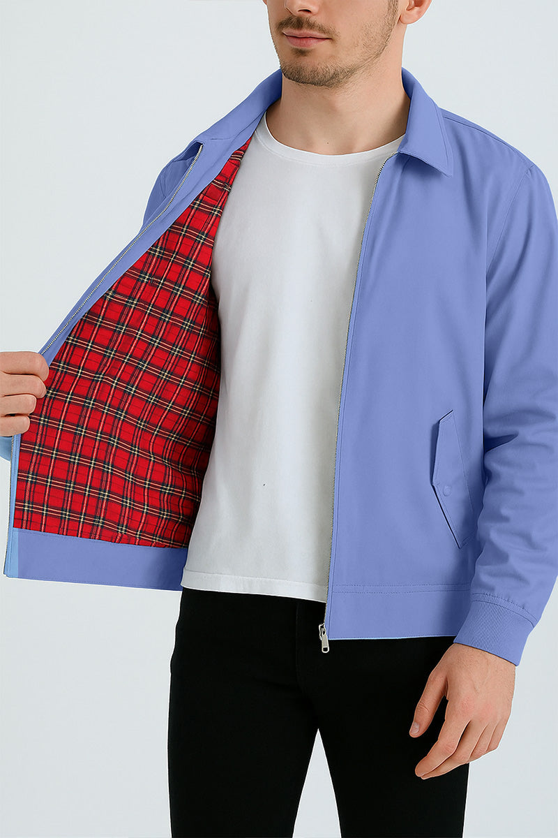 Harryson | Veste Harrington à doublure tartan