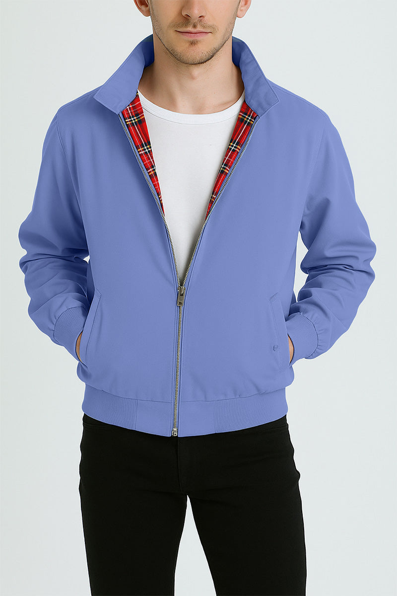 Harryson | Veste Harrington à doublure tartan