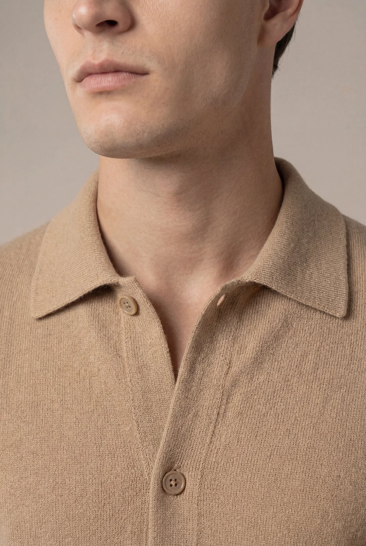 Gilet en maille Miliano camel