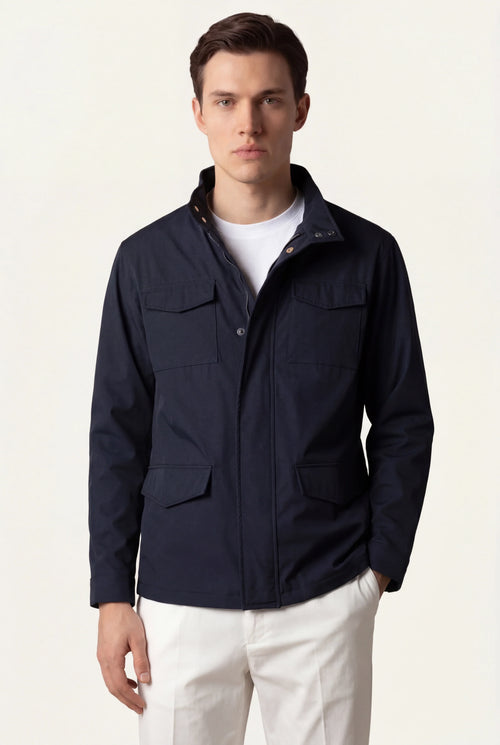 Manteau bleu marine