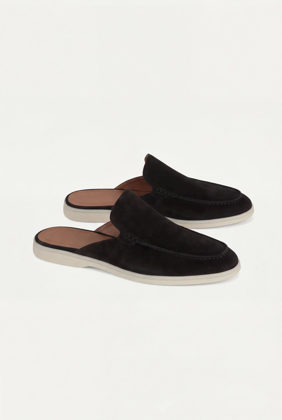 Mocassin bateau en daim noir