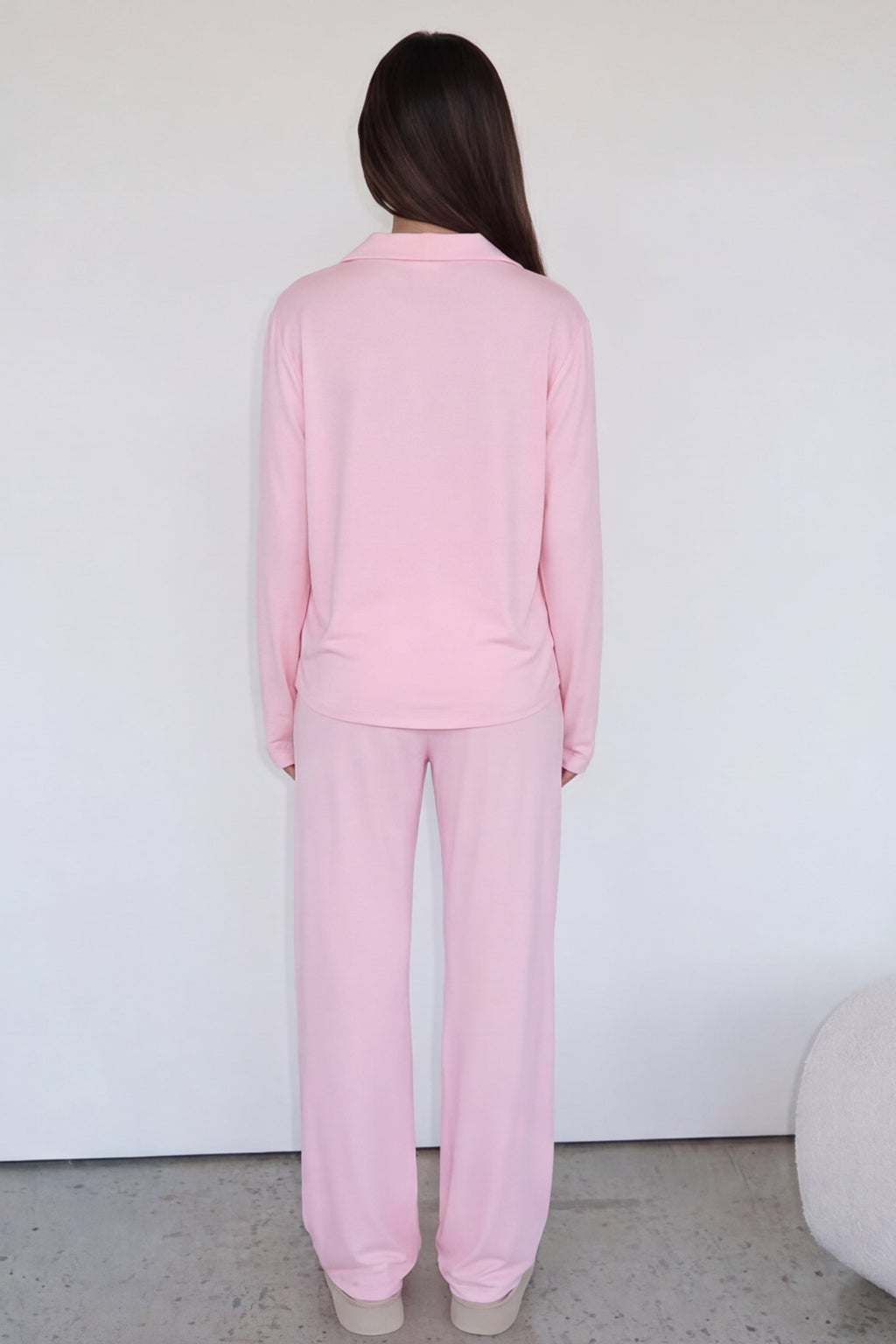Ensemble de pyjama rose poudré