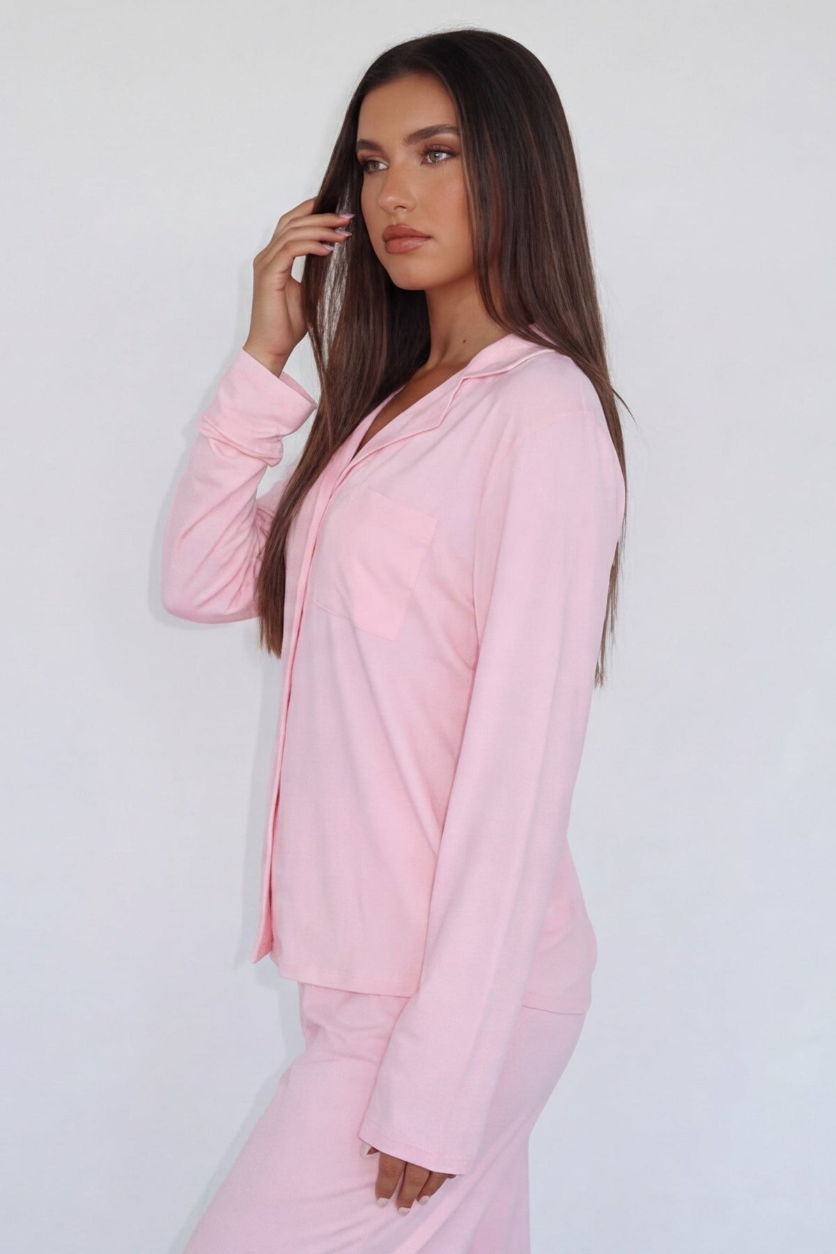 Ensemble de pyjama rose poudré