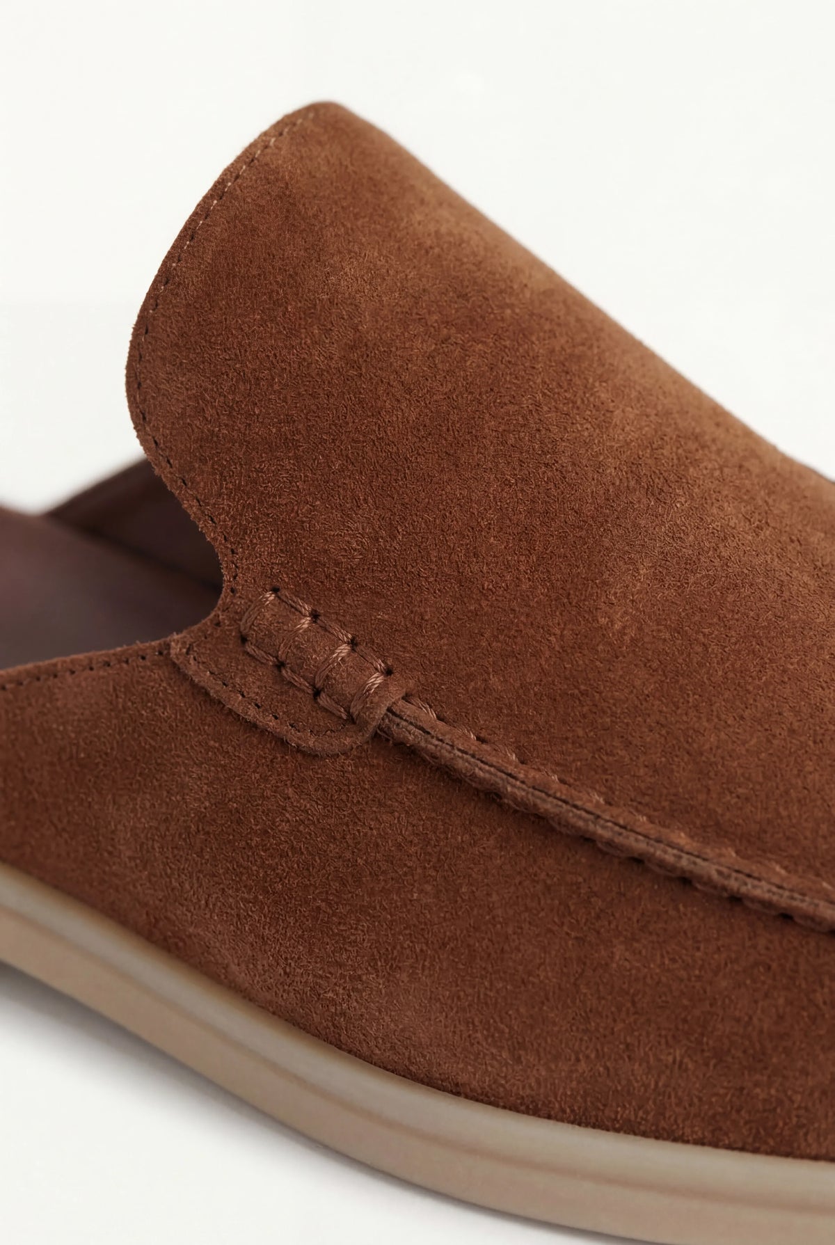 Mocassin en daim camel