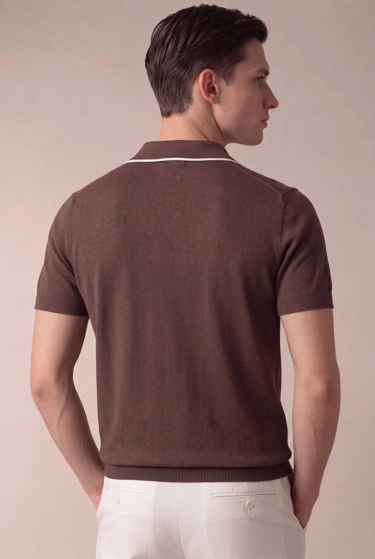 Polo Brown Buttonless