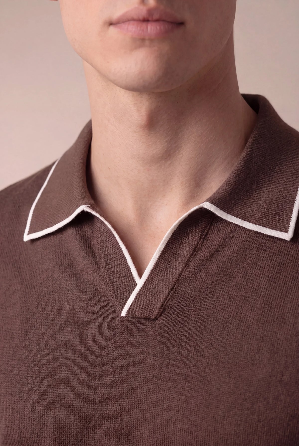 Polo Brown Buttonless
