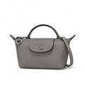 Mini sac en cuir | gris