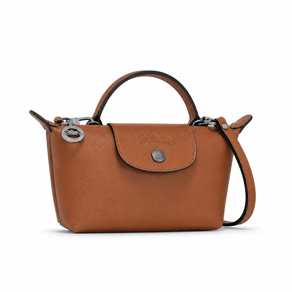 Mini sac en cuir | marron
