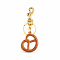 PORTE-CLÉS BRETZEL DORÉ