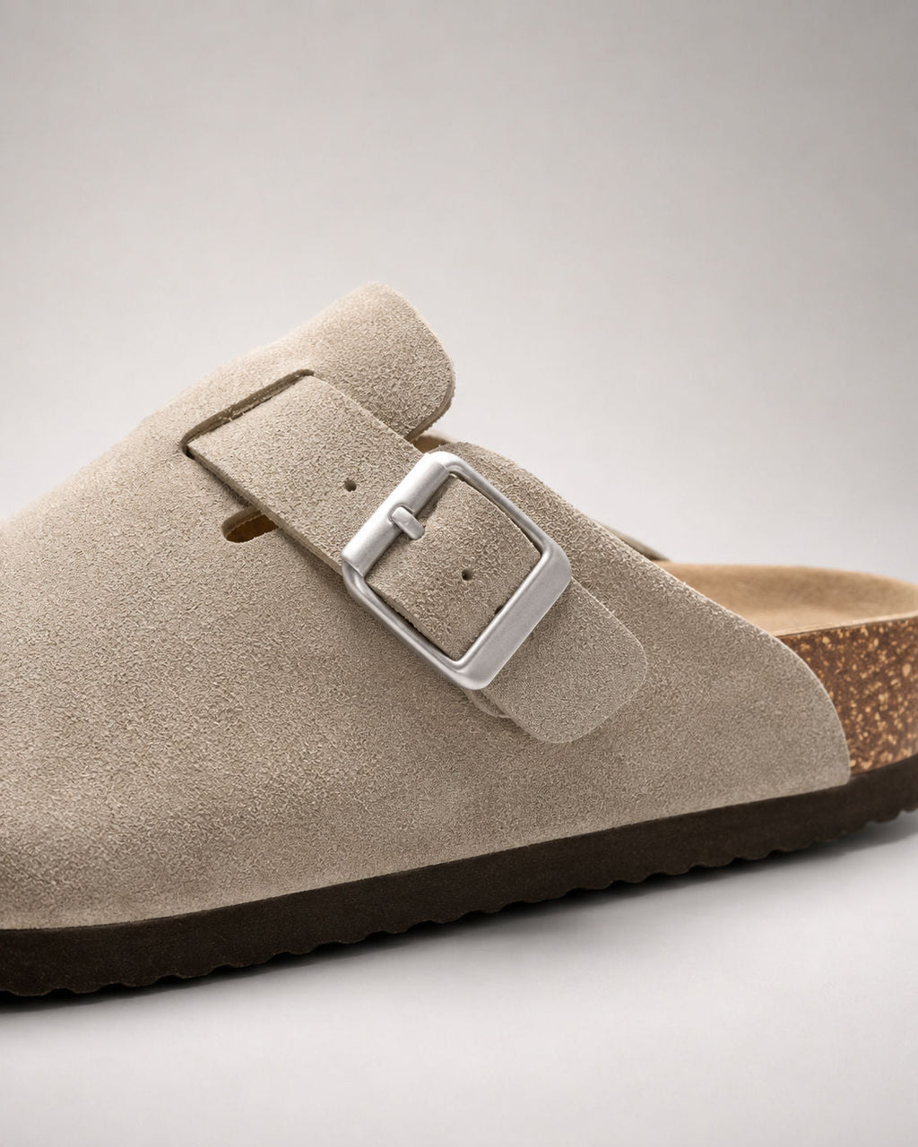 KASSEL™ | Sabots en daim avec semelle intérieure souple haut de gamme