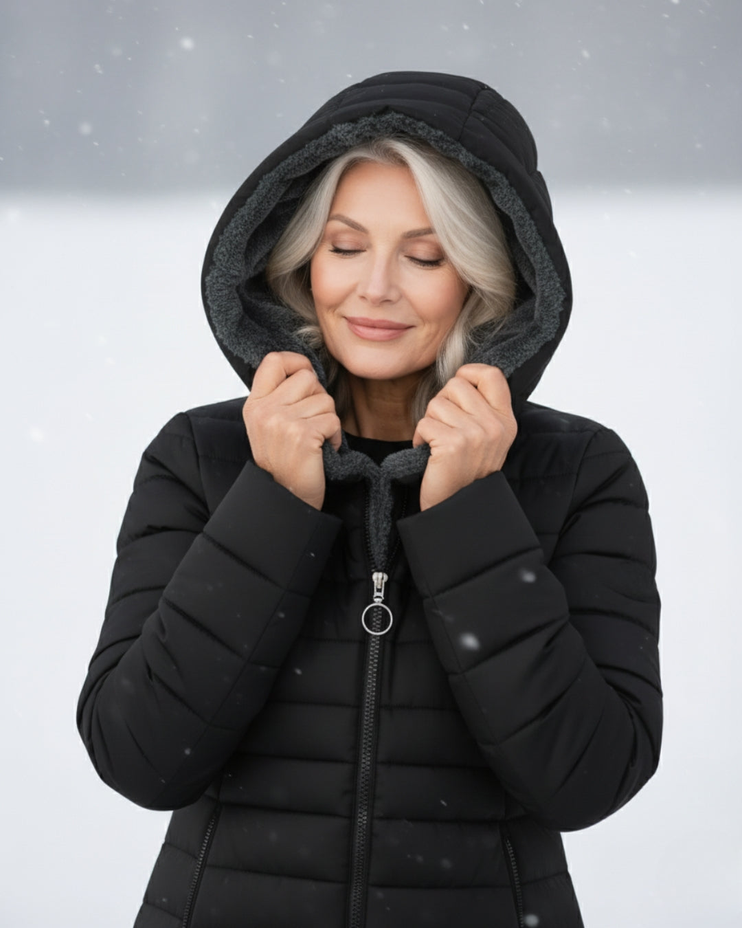 Manteau matelassé doublé polaire