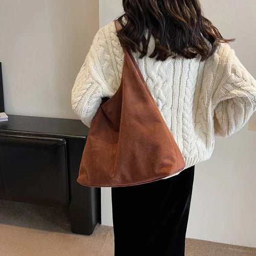 Sac hobo en cuir souple