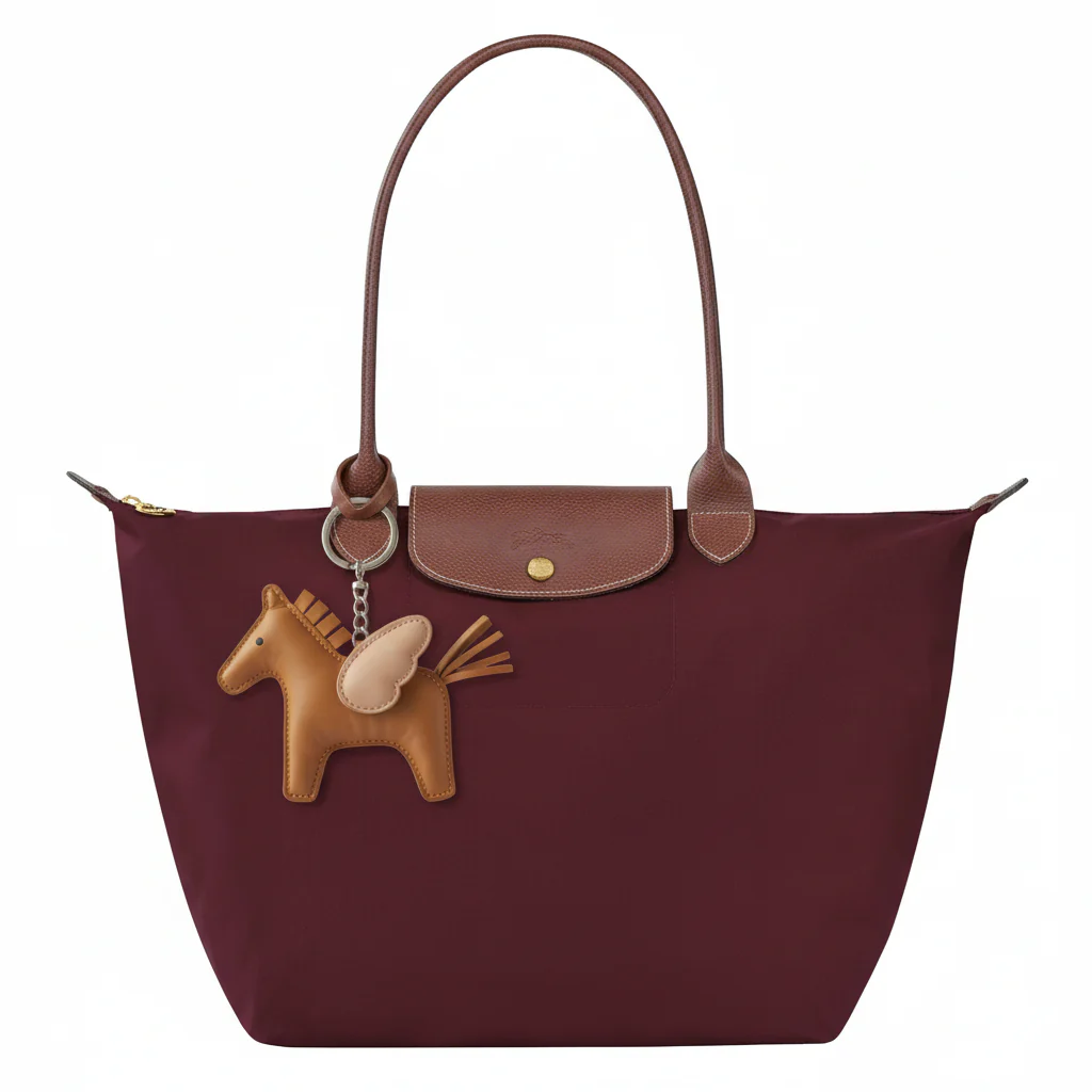 CHARME DE CHEVAL AILÉ EN CUIR