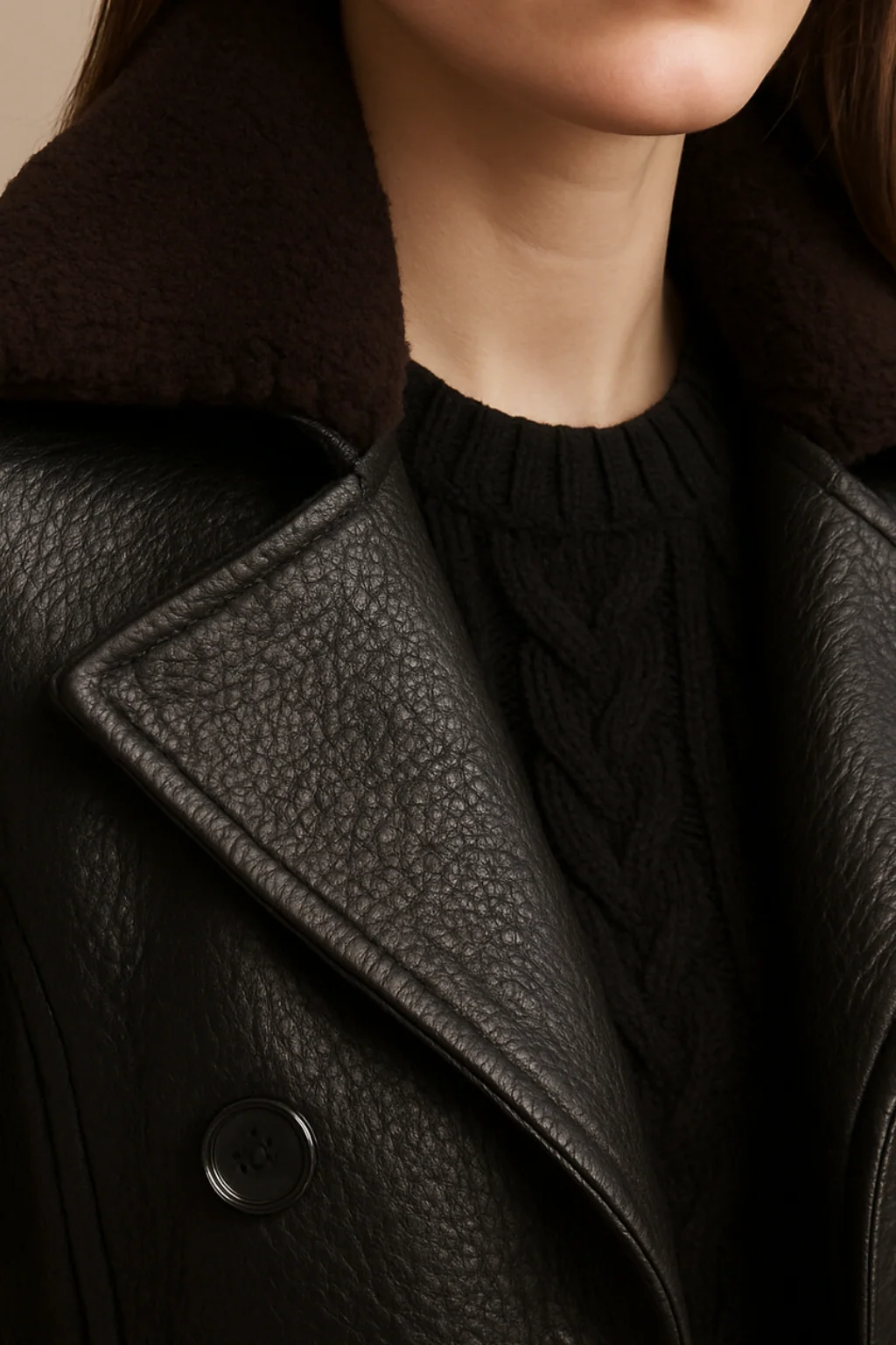 LENA™ | MANTEAU EN CUIR