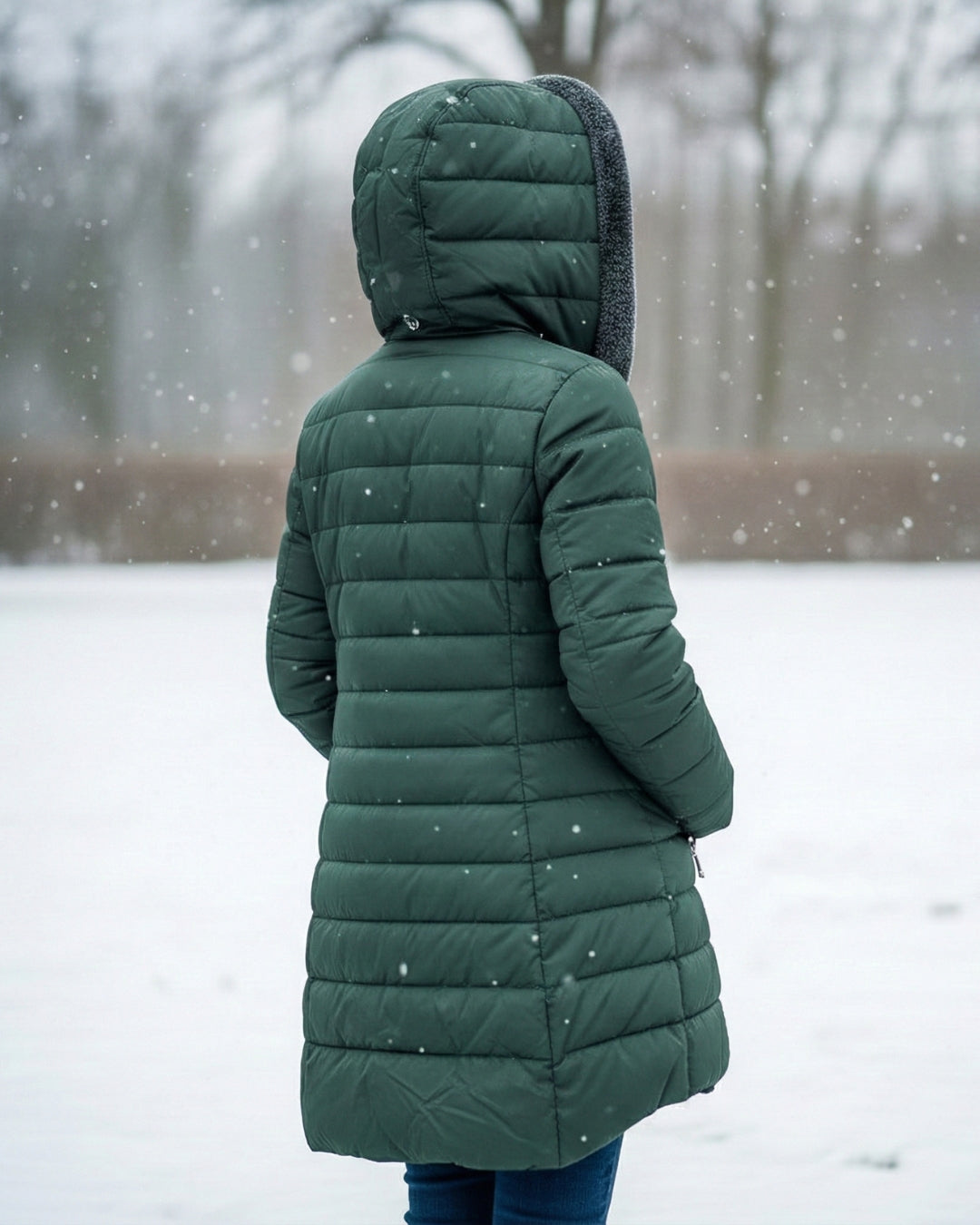 Manteau matelassé doublé polaire