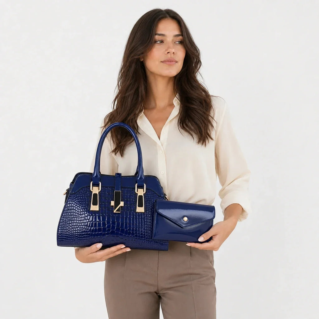 Ensemble sac et portefeuille en cuir - Vian