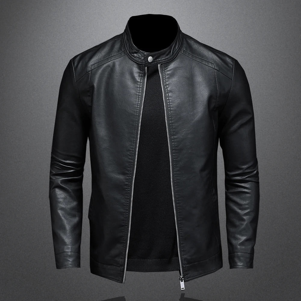 Mattia | Veste en cuir classique