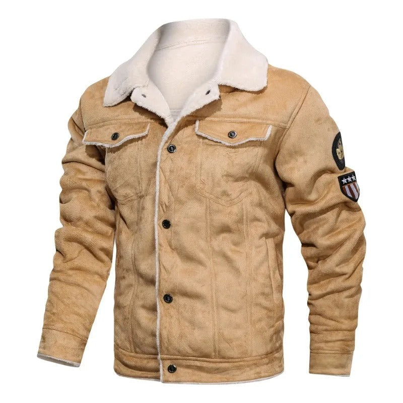 Nicolò | Veste en cuir doublée polaire