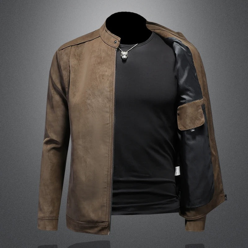 Denis | Veste en cuir haute qualité
