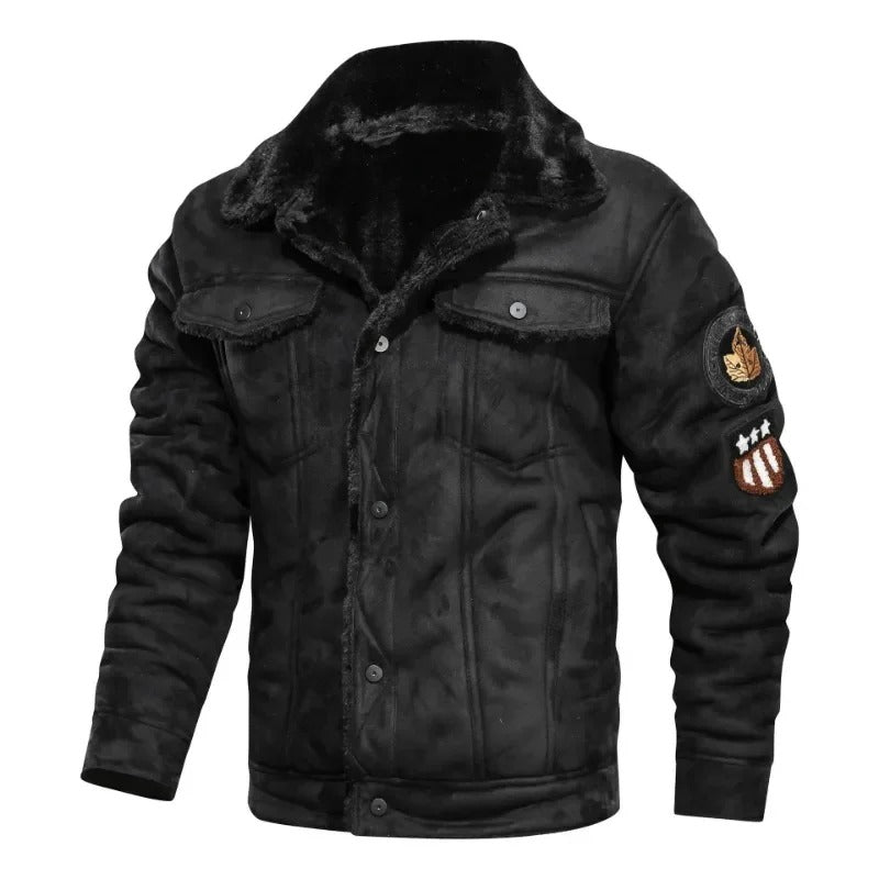 Nicolò | Veste en cuir doublée polaire