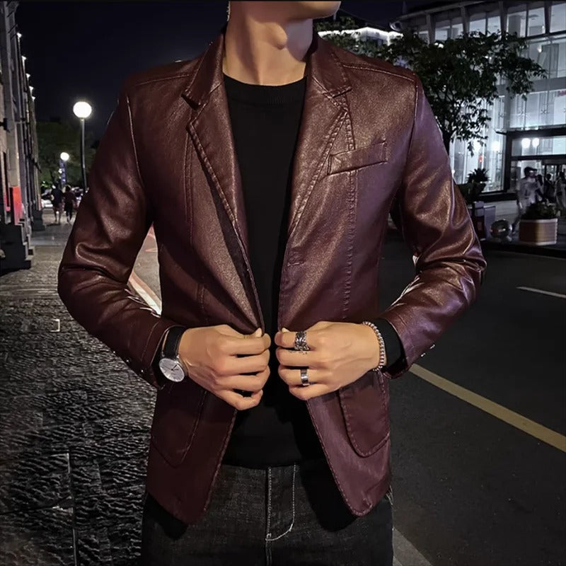 Jacopo | Veste en cuir business casual