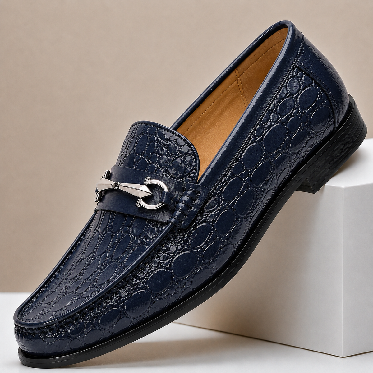 Mocassins Dorvaro en Cuir Embossé