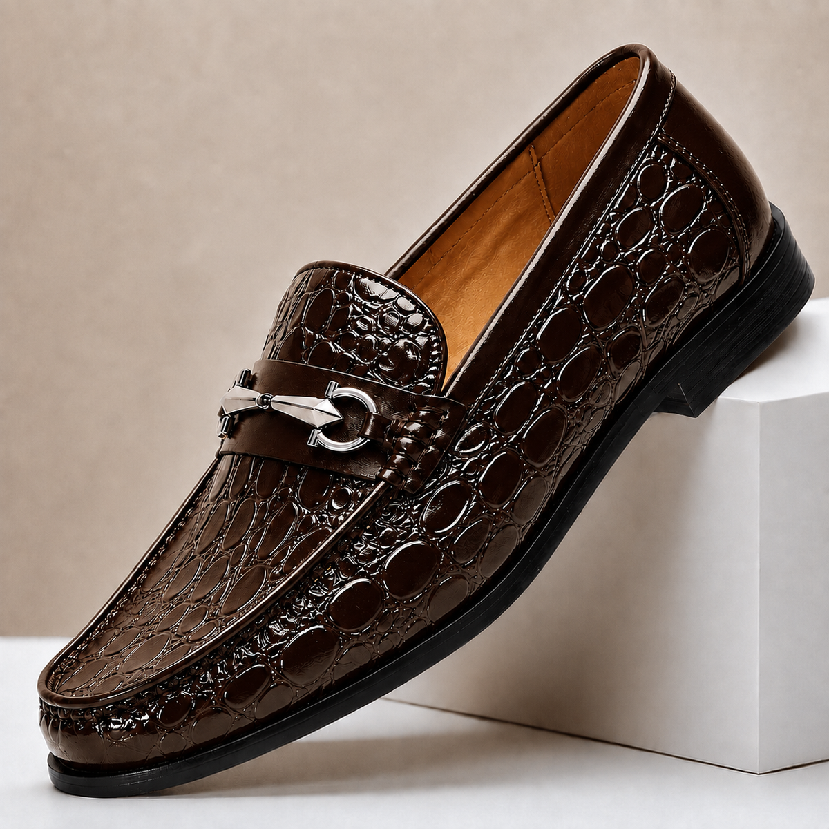 Mocassins Dorvaro en Cuir Embossé
